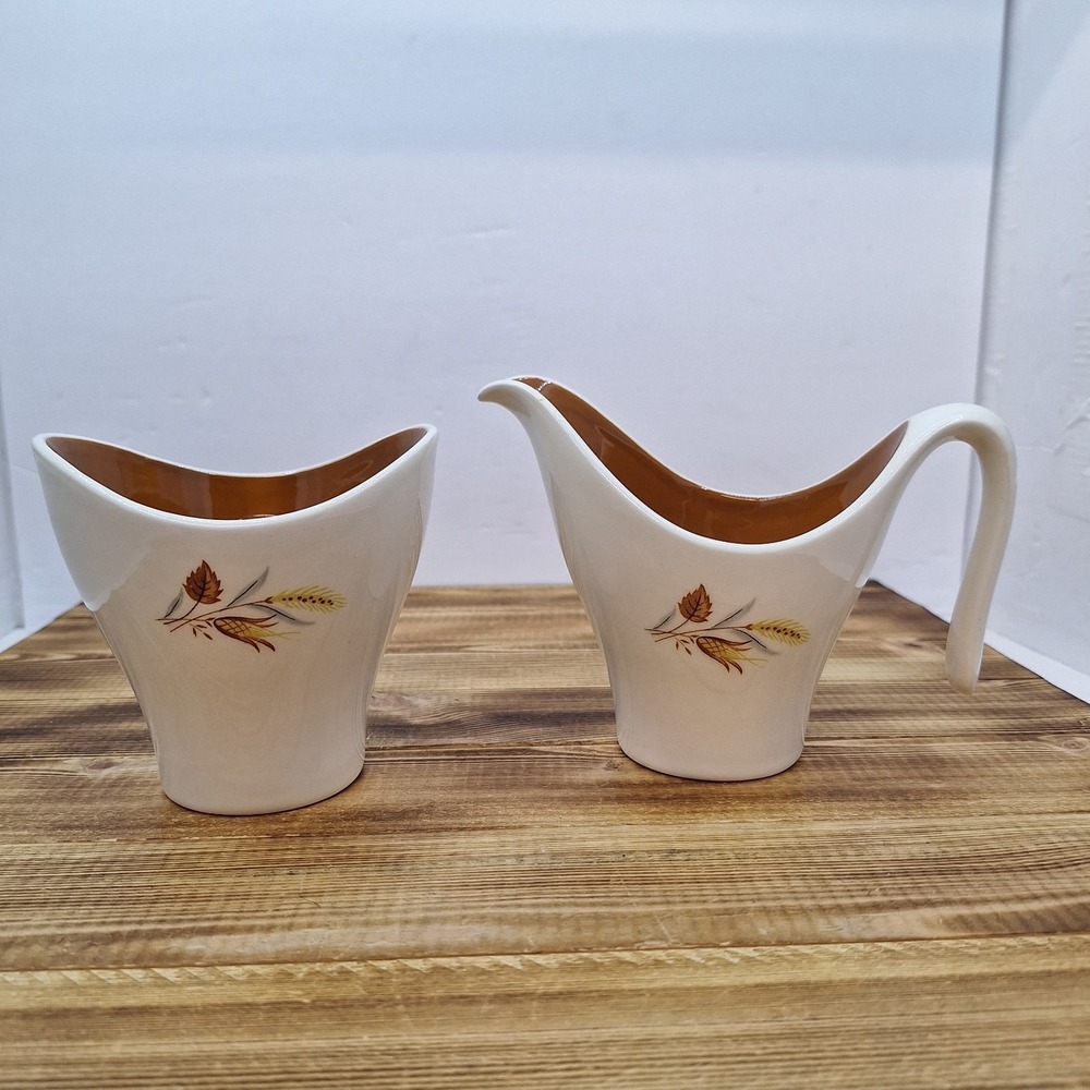 Taylor, Smith and‎ Taylor "Autumn Harvest" 4 1/2 Inch Creamer Set